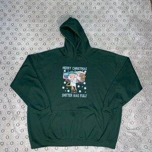 Trump Funny Ugly Christmas Hoodie Size 4XL Pullover New Green National Lampoons